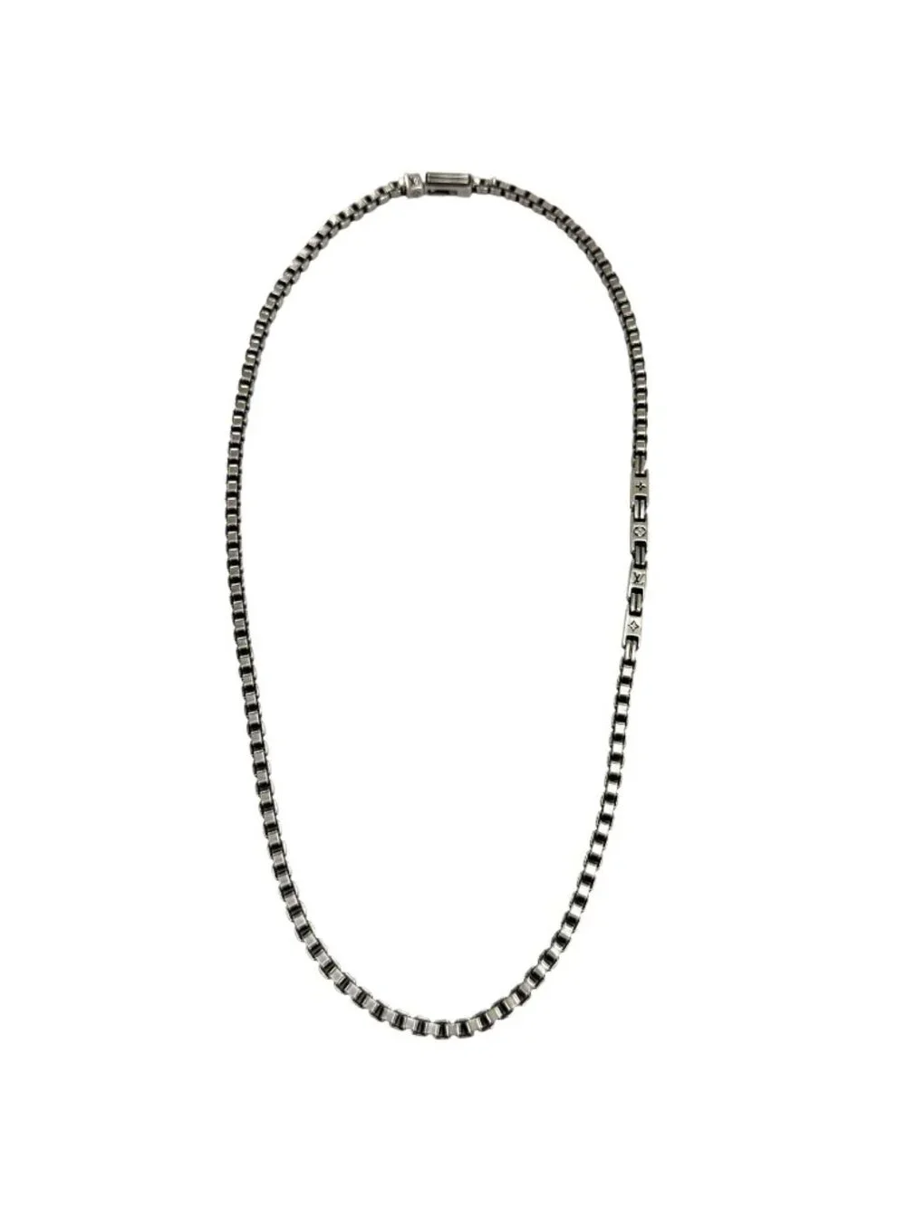 Louis Vuitton Necklace LV Terra Chain Silver